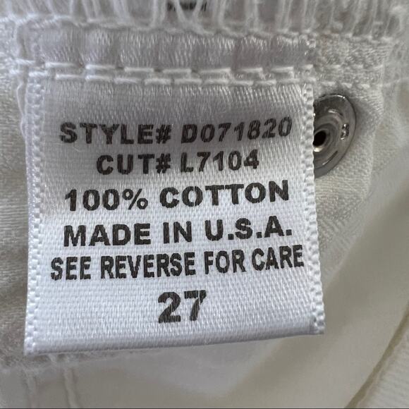 NWT CARMAR White Distressed Jeans Size 27 - Picture 7 of 7